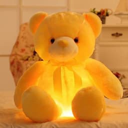 image-Luminous Music Recording Teddy Bear Plush Toy Birthday Gift