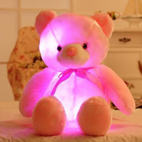 image-Luminous Music Recording Teddy Bear Plush Toy Birthday Gift