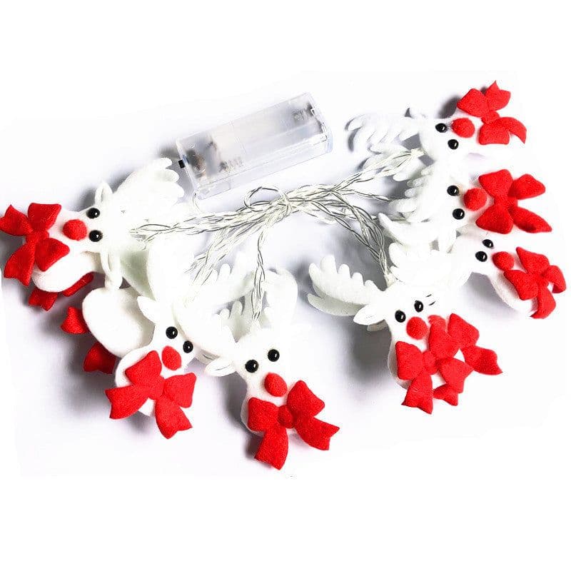 image-LED Christmas Snowman String Lights 20LED 3M Holiday Decor USB