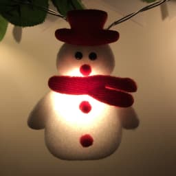 image-LED Christmas Snowman String Lights 20LED 3M Holiday Decor USB