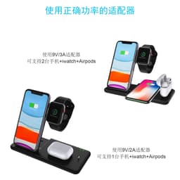 image-TIMESSre 4-in-1 Wireless Charger 15W Fast Charge Foldable Stand
