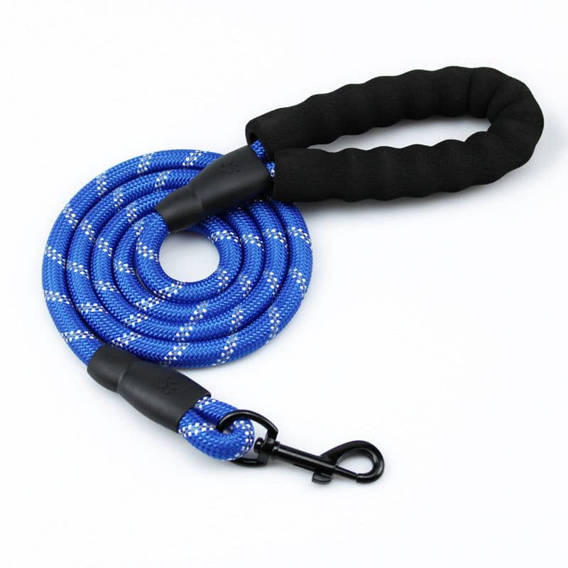 image-Reflective Nylon Dog Leash 1.5m Round Rope for Large Dogs