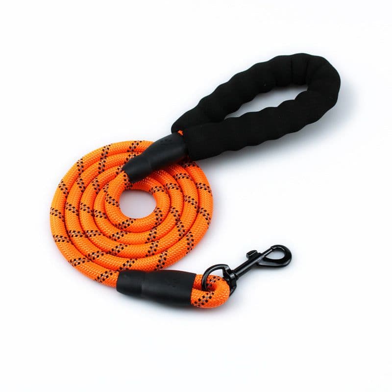 image-Reflective Nylon Dog Leash 1.5m Round Rope for Large Dogs