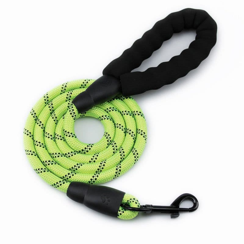 image-Reflective Nylon Dog Leash 1.5m Round Rope for Large Dogs