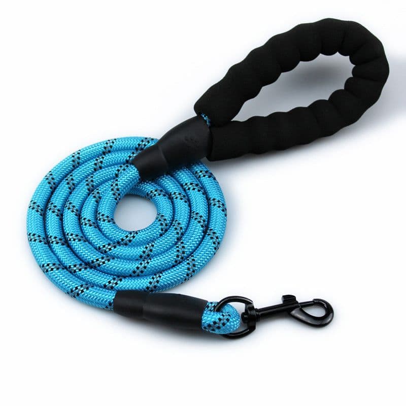 image-Reflective Nylon Dog Leash 1.5m Round Rope for Large Dogs