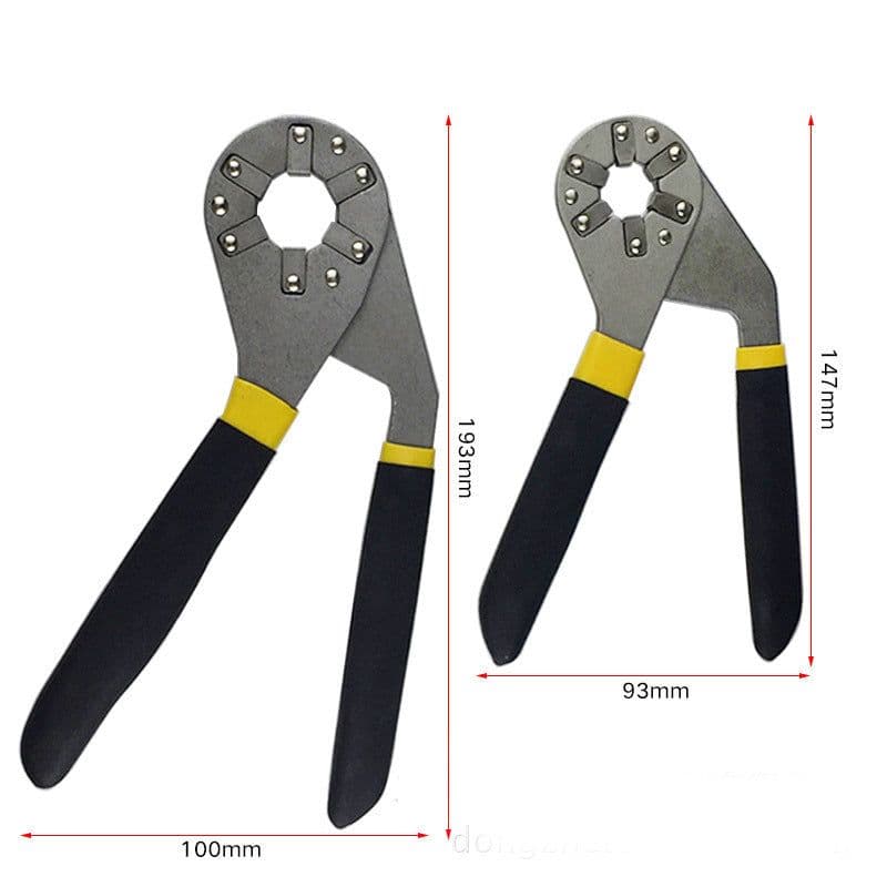 image-8 Inch Adjustable Hex Wrench Multi-Function Chrome Polished
