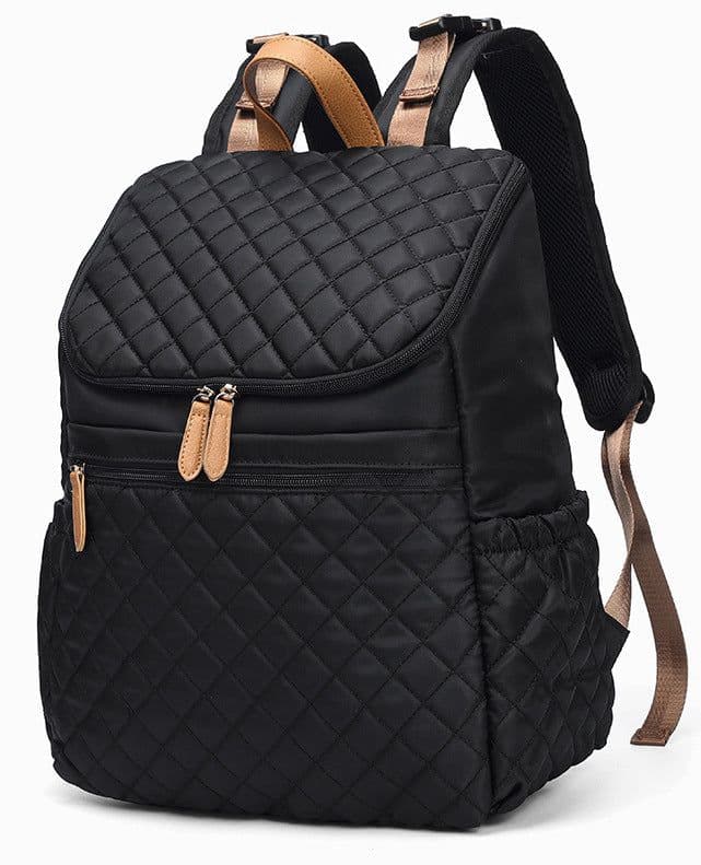 image-Multifunctional Waterproof Nylon Mommy Bag Backpack