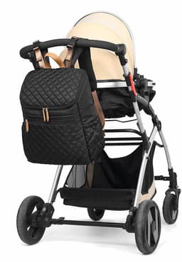 image-Multifunctional Waterproof Nylon Mommy Bag Backpack