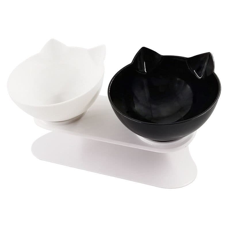 image-Chengwu Double Bowl Non-Slip Cat Dog Pet Food Bowl