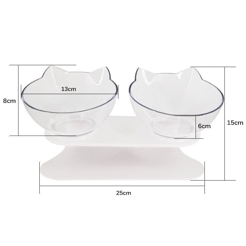 image-Chengwu Double Bowl Non-Slip Cat Dog Pet Food Bowl