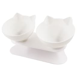 image-Chengwu Double Bowl Non-Slip Cat Dog Pet Food Bowl