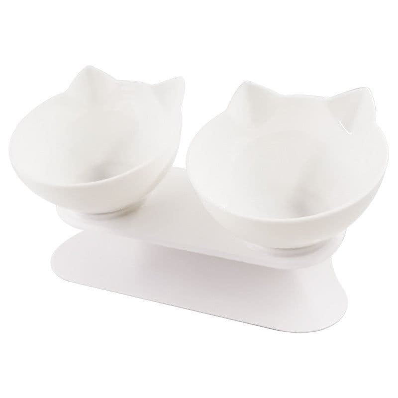 image-Chengwu Double Bowl Non-Slip Cat Dog Pet Food Bowl