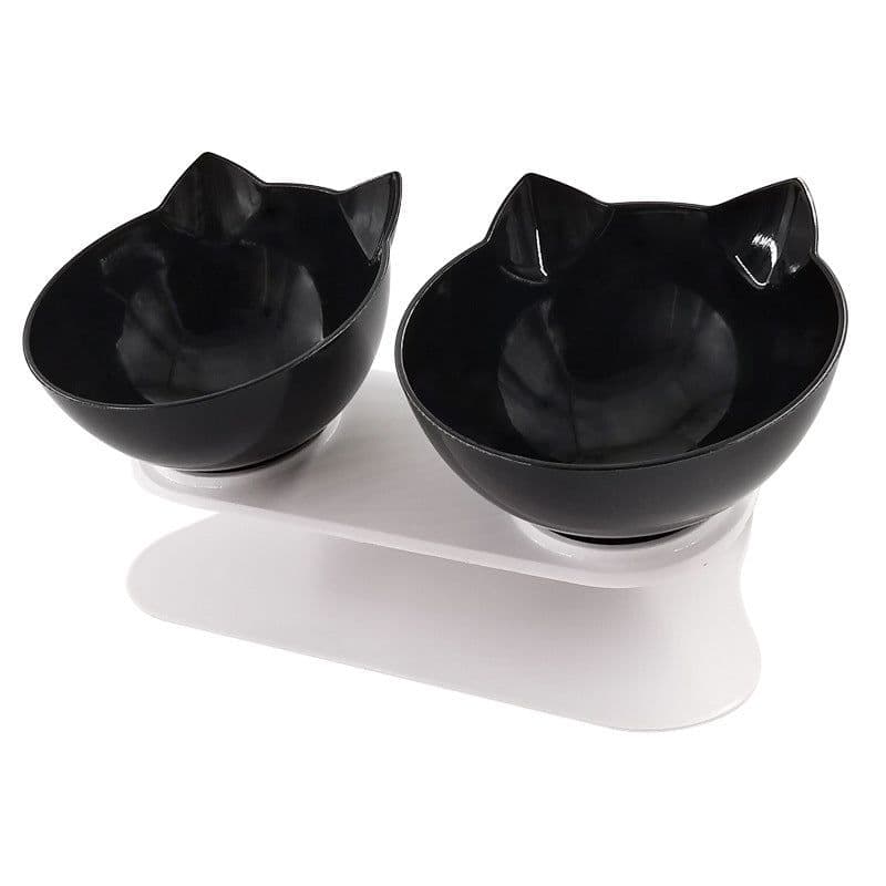 image-Chengwu Double Bowl Non-Slip Cat Dog Pet Food Bowl