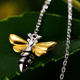 image-Sterling Silver Bee Earrings S925 Korean Fashion