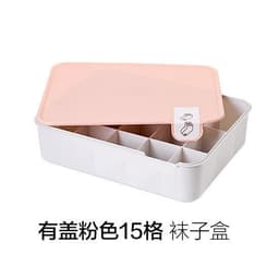 image-Underwear Storage Box Drawer Organizer with Compartments