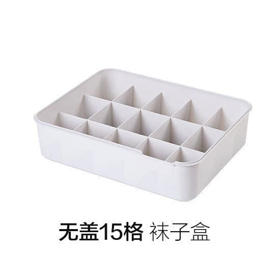 image-Underwear Storage Box Drawer Organizer with Compartments