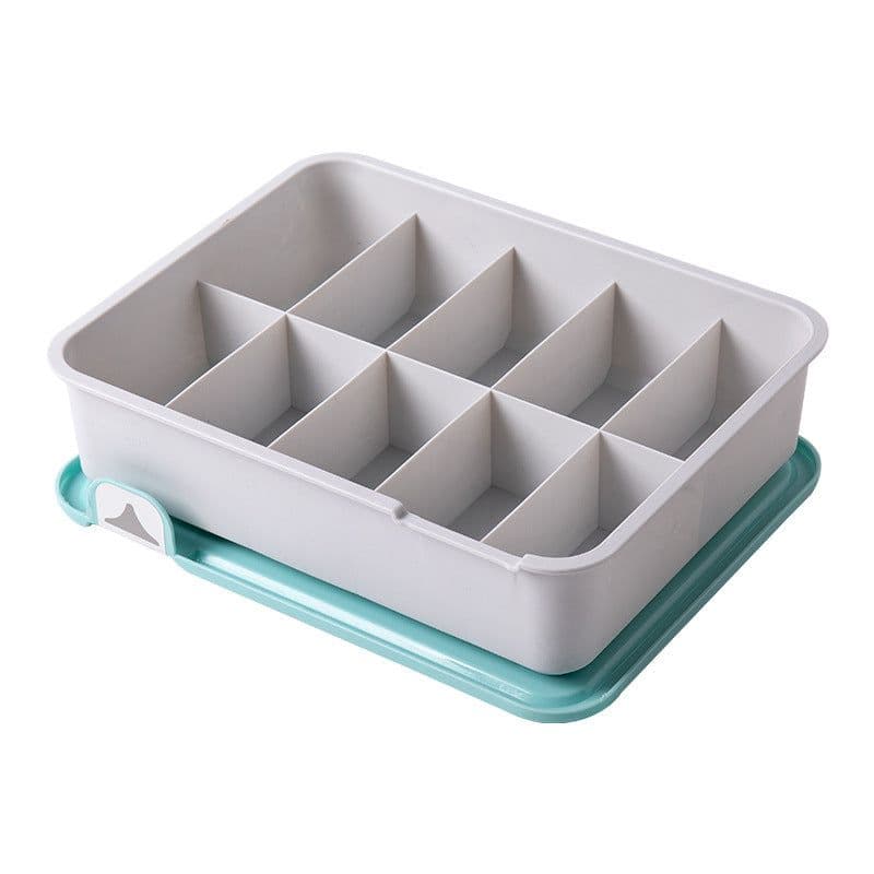 image-Underwear Storage Box Drawer Organizer with Compartments