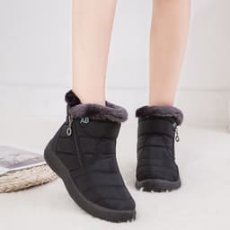 image-Women's Waterproof Snow Boots Size 43 Brown Mid-Calf Winter