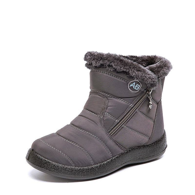image-Women's Waterproof Snow Boots Size 43 Brown Mid-Calf Winter