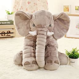 image-Elephant Plush Toy with Blanket Set for Babies