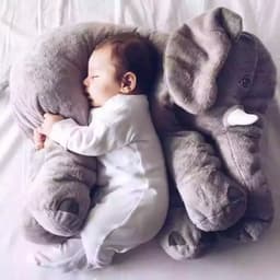 image-Elephant Plush Toy with Blanket Set for Babies