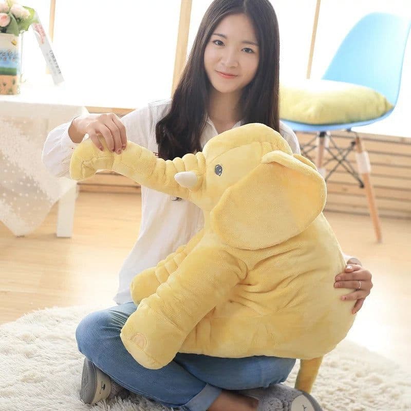 image-Elephant Plush Toy with Blanket Set for Babies