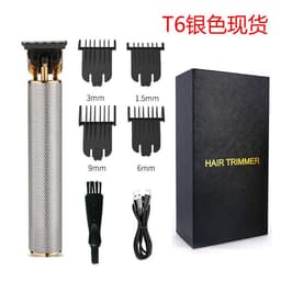 image-Electric Hair Clipper T6 USB Rechargeable T-Blade Trimmer