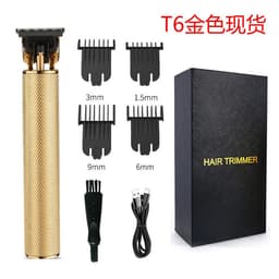 image-Electric Hair Clipper T6 USB Rechargeable T-Blade Trimmer