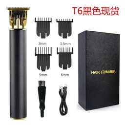 image-Electric Hair Clipper T6 USB Rechargeable T-Blade Trimmer