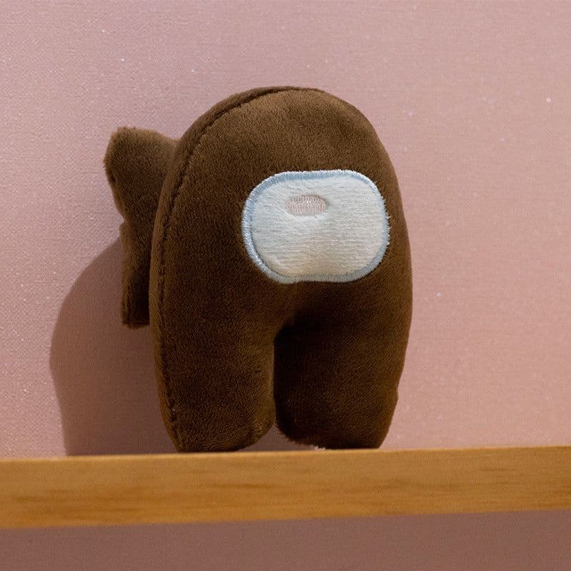 image-Among Us Plush Toy Doll 25cm Brown Cartoon Game Pendant