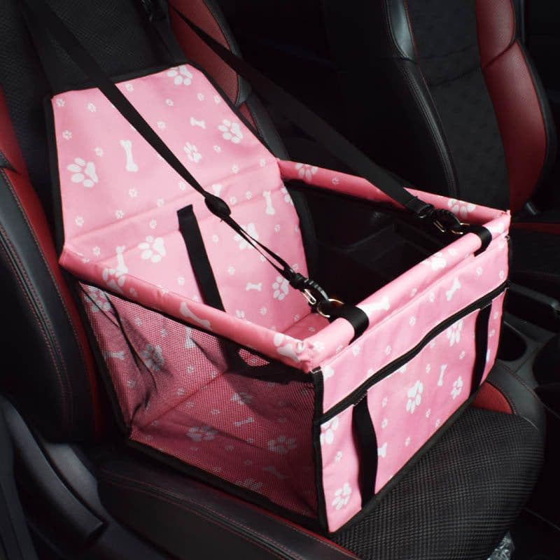 image-Pet Carrier Box Oxford Cloth Breathable Mesh 40x30x25cm