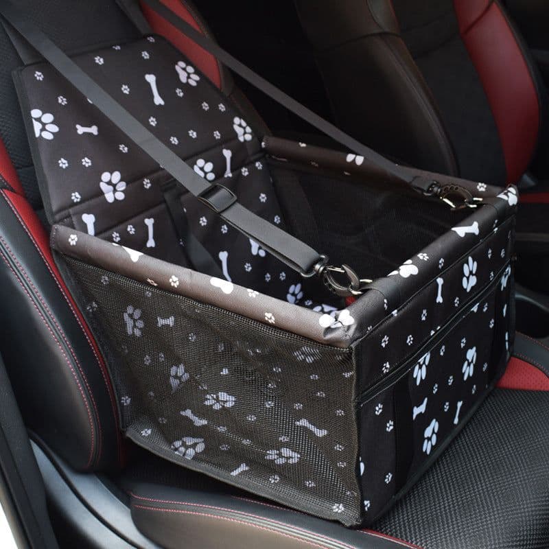 image-Pet Carrier Box Oxford Cloth Breathable Mesh 40x30x25cm