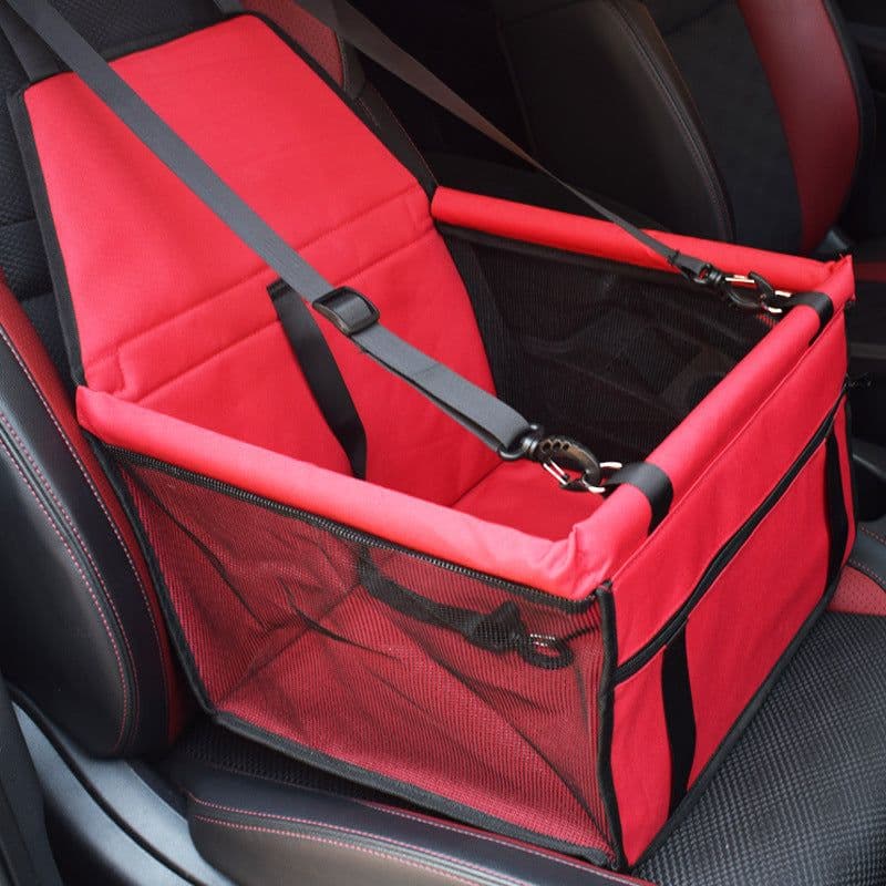 image-Pet Carrier Box Oxford Cloth Breathable Mesh 40x30x25cm