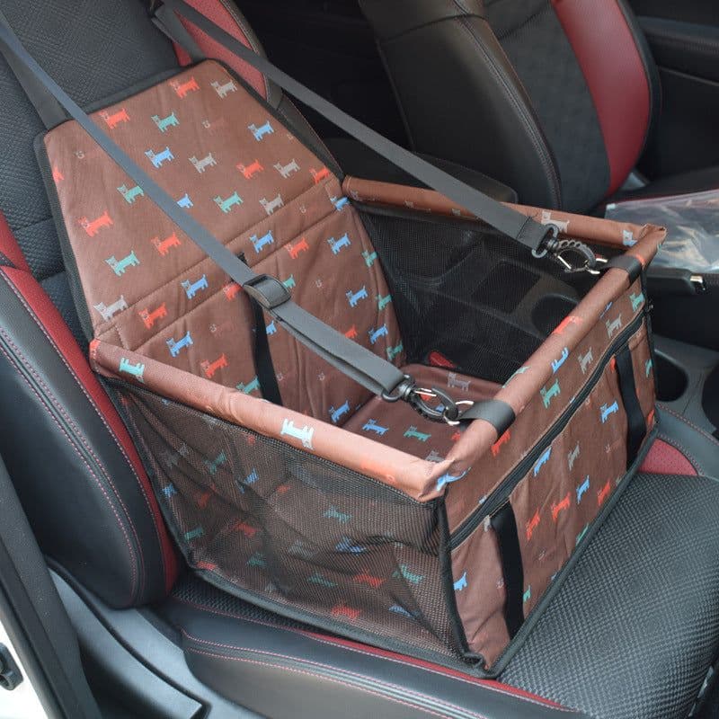image-Pet Carrier Box Oxford Cloth Breathable Mesh 40x30x25cm