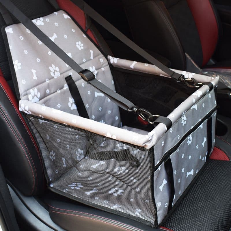 image-Pet Carrier Box Oxford Cloth Breathable Mesh 40x30x25cm