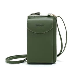 image-Women's PU Leather Crossbody Phone Bag Wallet with Card Slots