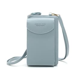 image-Women's PU Leather Crossbody Phone Bag Wallet with Card Slots