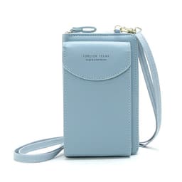image-Women's PU Leather Crossbody Phone Bag Wallet with Card Slots