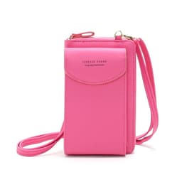 image-Women's PU Leather Crossbody Phone Bag Wallet with Card Slots