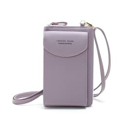 image-Women's PU Leather Crossbody Phone Bag Wallet with Card Slots