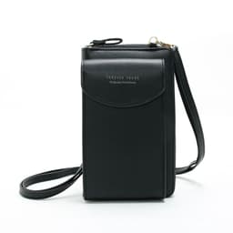 image-Women's PU Leather Crossbody Phone Bag Wallet with Card Slots