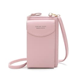 image-Women's PU Leather Crossbody Phone Bag Wallet with Card Slots