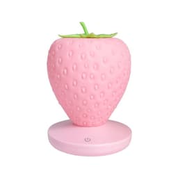 image-Strawberry LED Night Light USB Rechargeable Silicone Table Lamp