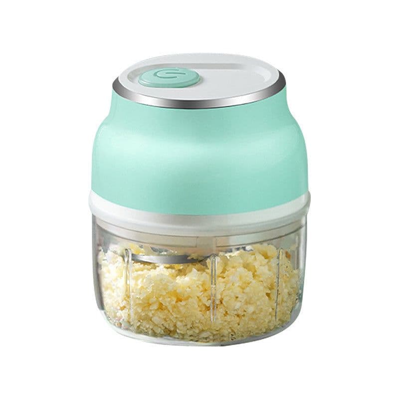 image-Wireless Electric Garlic Mincer Grinder 230ml Kitchen Tool