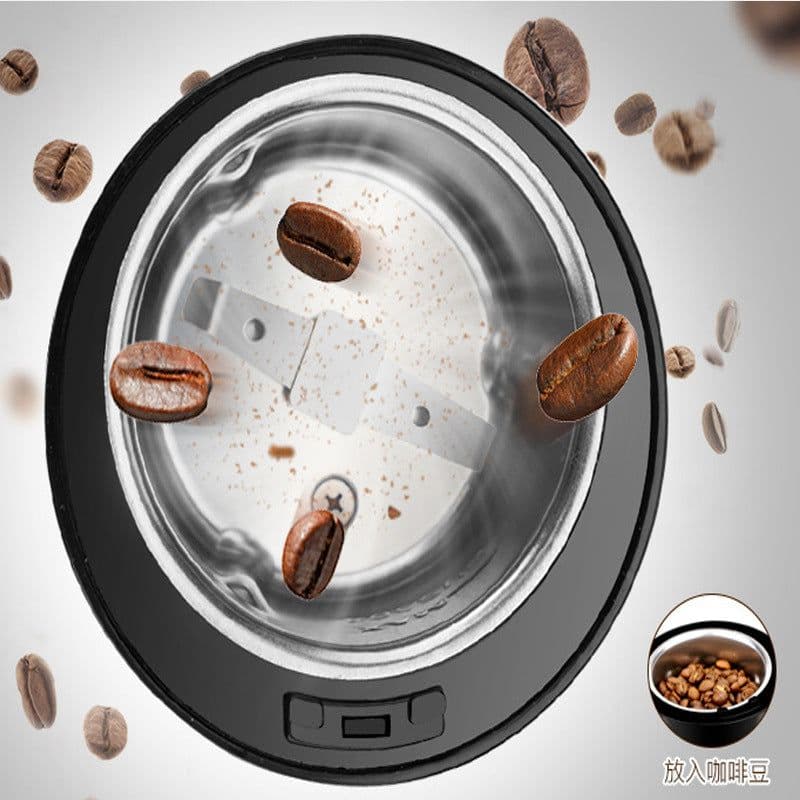 image-Mini Electric Coffee Grinder Spice Bean Powder Grinding Machine