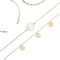 image-Bohemian Shell Bracelet Set 4-Piece Women's Alloy Jewelry