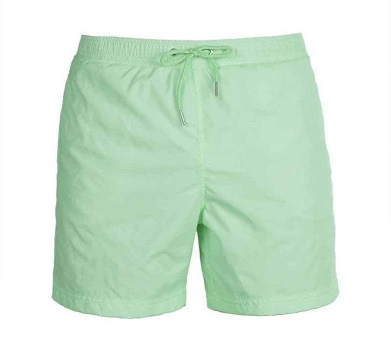 image-Men's Color-Changing Beach Shorts Temperature Sensitive Swim Trunks