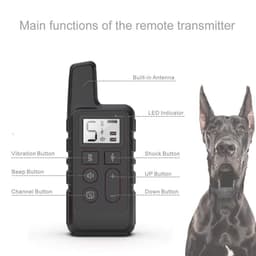 image-Dog Training Collar 500m Remote Waterproof Shock Vibration Bark