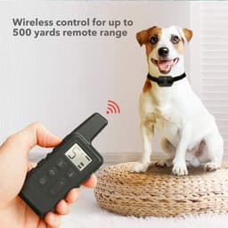 image-Dog Training Collar 500m Remote Waterproof Shock Vibration Bark