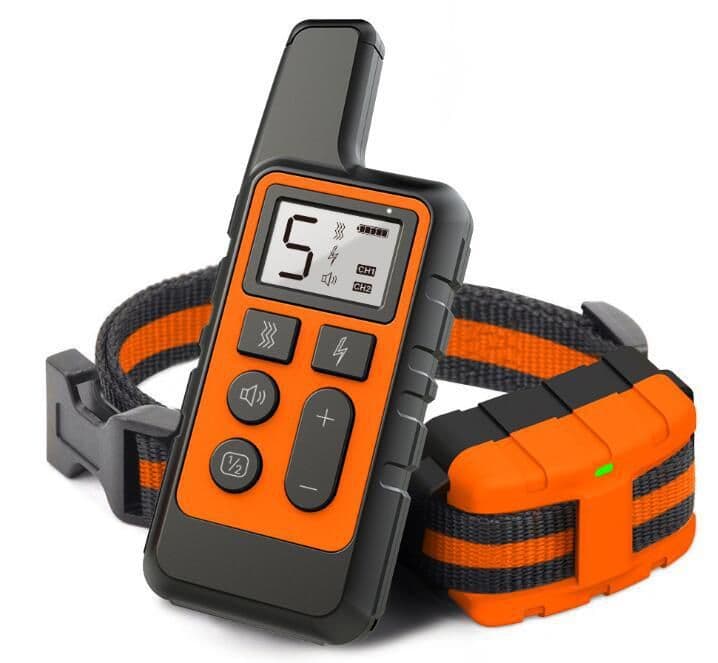 image-Dog Training Collar 500m Remote Waterproof Shock Vibration Bark
